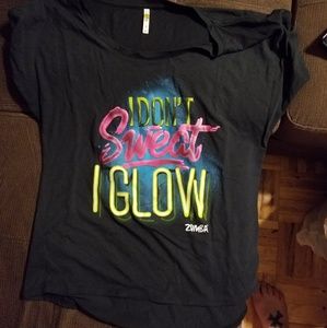 "I don't sweat I glow"